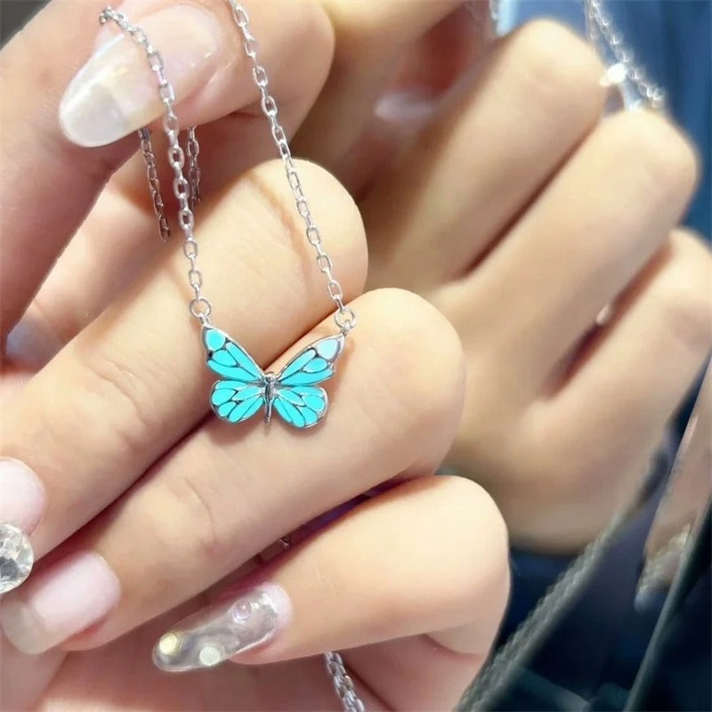 Chargeable Butterfly Necklace