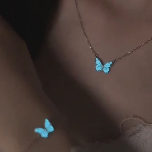 Chargeable Butterfly Necklace